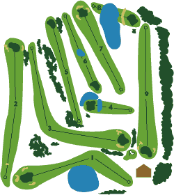 course layout illustration